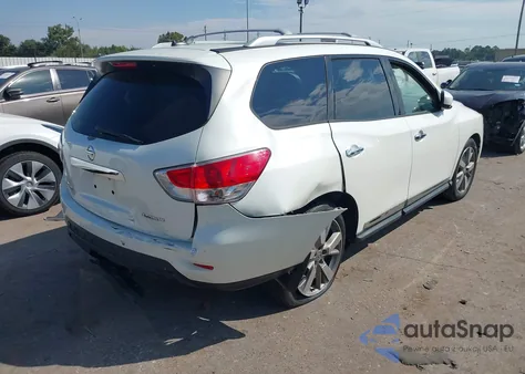 2015 Nissan Pathfinder Platinum from USA, damaged, VIN 5N1AR2MN6FC702855
